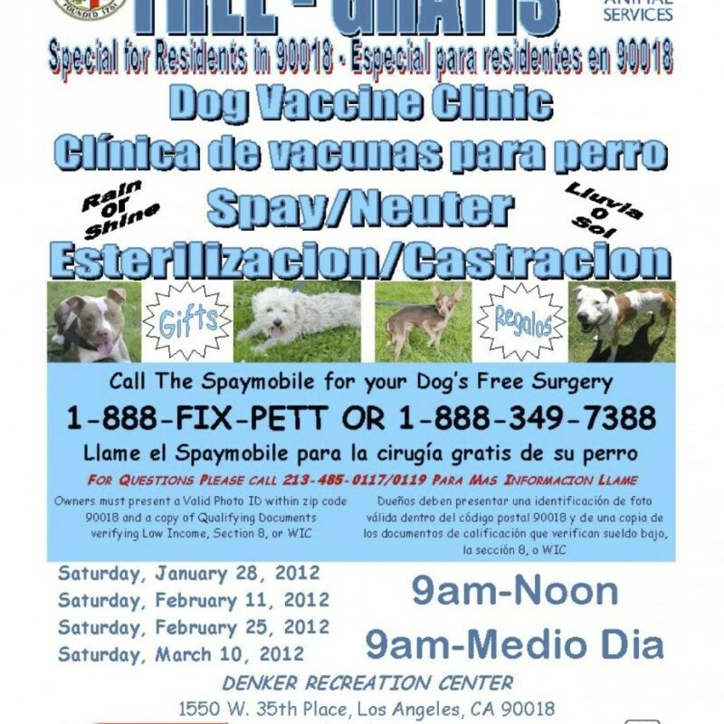 Dog Vaccine Clinic Near Me